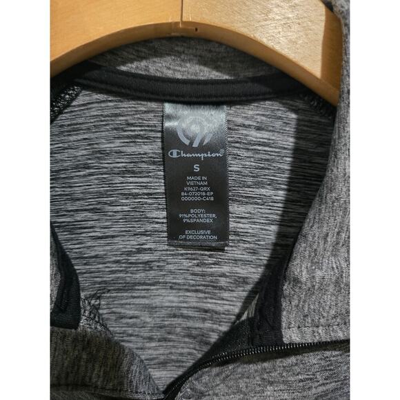 Champion Women’s Gray Quarter Zip Athletic Pullover Small - Picture 6 of 7